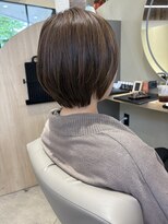 ヘアーザラブズラフズ オーガニカ 北九州(HAIR THE LOVES LAUGHS ORGANICA) ショートボブ×白髪ぼかし