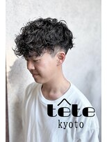 バーバーショップテト(barber shop tete)&nbsp;フェードシャドウパーマスペインカールスパイラルパーママッシュ