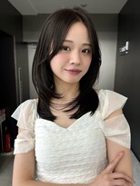 サンド ミュウ 横浜店(sand mieu)&nbsp;【2027トレンド】韓国風くびれレイヤー×ブルーブラック