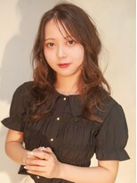 ベレッタ 枚方店(veretta.)&nbsp;セミロング/ゆるふわウェーブ/透明感カラー/大人ガーリー/抜け感
