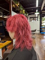 ヘアメイクボッカ(hair make Bokka)&nbsp;レッドカラー×ウルフ