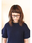 短い前髪のシフォンカール♪