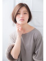 【GARDEN KOMAKI】スポンテニアスショートにミルクティーカラー