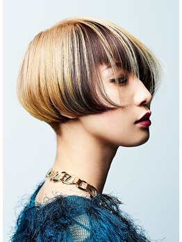 ヴェルム ヘア デザイン(Velum.HAIR DESIGN)の写真/カットデザインを引き立たせるお客さまだけのオーダーメイドヘアカラーデザインが得意です☆