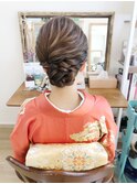 訪問着着付けとヘアセット【ヘアアレンジ　立川/立川南/八王子】