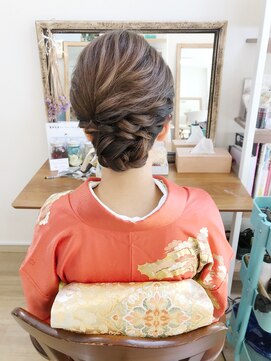 ロカット サロン(Roquat Salon) 訪問着着付けとヘアセット【ヘアアレンジ　立川/立川南/八王子】