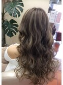 ベージュ×ホワイトメッシュ