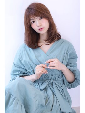 オーロ 宝塚店(ORO) ことりベージュローライト大人かわいい小顔スリークボブ大人ボブ