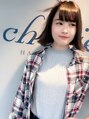 シェリー(cherie)&nbsp;切りっぱなしボブは最近一番オーダーの多いスタイルです