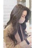 ヨシンモリ　×　ダークグレー　×　立ち上げ前髪【イナガキ】