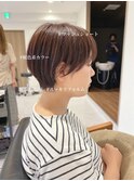 簡単スタイリングマッシュショート20代/30代
