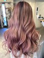 ヘアスタジオニコ(hair studio nico...) ブリーチで作るピンク系の可愛いカラー