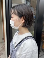 ヘアー アイス ルーチェ(HAIR ICI LUCE) ミニボブ 外ハネボブ /山中