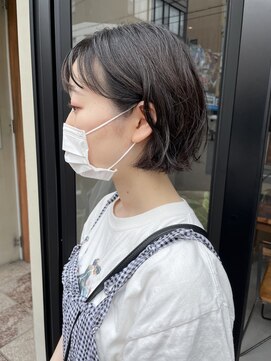 ヘアー アイス ルーチェ(HAIR ICI LUCE) ミニボブ 外ハネボブ /山中