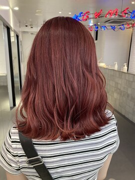 ゲーム 原宿店(GAME) ピンクベージュ/ダブルカラー/ケアブリーチ/髪質改善/原宿