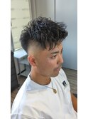 スキンフェード×ゆるスパイラル