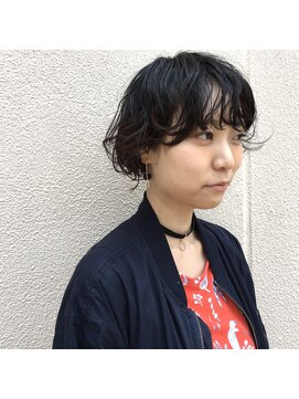 キジ(KIJI) マッシュショートパーマ