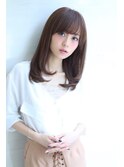 ベース型さんにおすすめワンカールで可愛いミディアムレイヤー