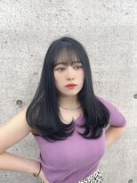 イキ 表参道(iki omotesando)&nbsp;ミディアムヘア/スラッシュ/グレージュカラー/デザインカラー