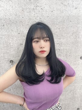 イキ 表参道(iki omotesando) ミディアムヘア/スラッシュ/グレージュカラー/デザインカラー