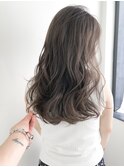 アンティークグレージュ×上品ロング×20代/30代/40代