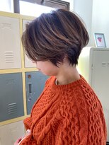 コティ(koti)&nbsp;ハイライトショート[長後/藤沢/ショート/髪質改善/縮毛矯正]山崎