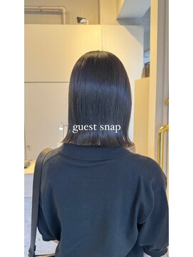 シエル(Ciel) 【ciel】ぱつっとボブ×艶オリーブ