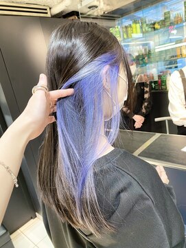 トニーアンドガイ 原宿店(TONI & GUY) インナーカラー×ブルーラベンダー
