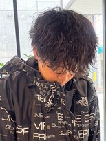 アイズ 海老名(AIZU)&nbsp;メンズカット 波巻きパーマ メンズパーマ 眉毛