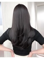 サイン 渋谷(SIGN)&nbsp;韓国ヘアーハッシュカットレイヤーカットグレージュブリーチ無し