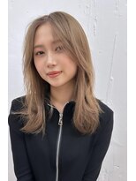 リノショアーズ 元町店(RINOSHORES)&nbsp;10代20代★大人かわいいダブルカラーブリーチミルクティーカラー