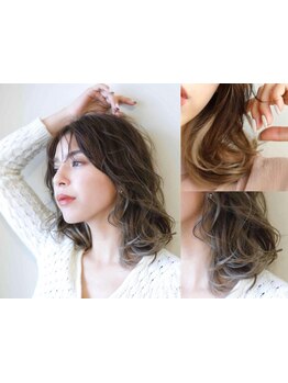 【自由が丘】白髪染めは隠すだけじゃない！ハイライト・デザインカラーで白髪ぼかし☆