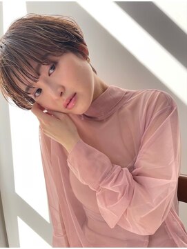 フレイムス 高崎(Frames) 20代30代40代耳掛けナチュラル大人マッシュショートスタイル