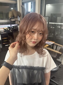 リジョイスヘア(REJOICE hair) pink beige