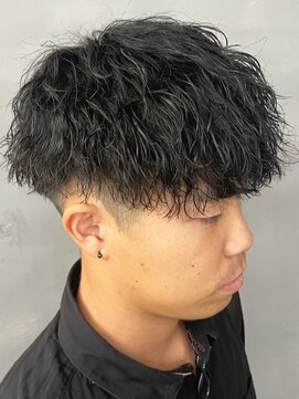 バース バイ ハピネス(BIRTH by happiness) 奈良men's縦落ちツイストスパイラルパーマ