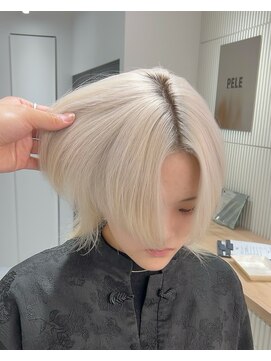 ペレ 渋谷(PELE) 前髪/アンブレラカラー/こなれミディ/イメチェン/ウェーブパーマ