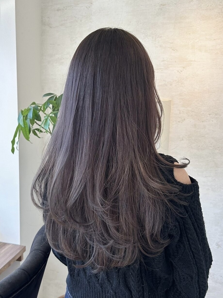 【迷ったらこれ!】カット＋透明感ケアカラー(イルミナ)＋3stepトリートメント