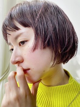 カムジーヘッド(COMEGHEAD)の写真/《*骨格に合わせた顔まわりレイヤーカットが◎*》顔周りが華やかになり、小顔効果のある顔まわりデザイン＊