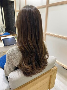 サロン LH(salon LH) ロングウェーブ/ダークブラウン/レイヤーカット