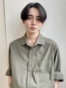 ユーフォリア 渋谷グランデ(Euphoria SHIBUYA GRANDE) センターパート ニュアンスパーマ 毛流れ MOMO