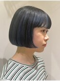 ハイトーンショートボブ大人ショートボブマッシュショートボブ