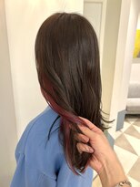 ローネス ギンザ(LONESS ginza)&nbsp;ブラウンベージュベリーピンクインナーカラー春カラー夏カラー