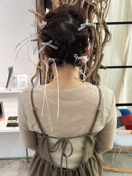 ソーソー(SoSo) ショートボブハイライトレイヤーカットヘアセット髪質改善天文館