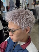 オーシャントーキョー 原宿(OCEAN TOKYO)&nbsp;ブリーチホワイトカラースパイキーショート