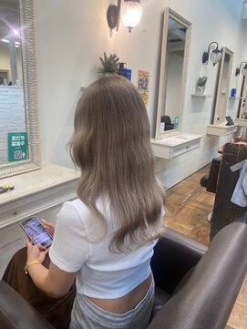 エクファ ヘア シェリル 草津 南草津店(ex-fa hair cherir) くびれヘア/アプリコットオレンジ/夏のヘアアレンジ/南草津