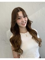 シェス 梅田茶屋町(shes)&nbsp;【韓国風】ナチュラルレイヤー×顔周りカット/アリサ