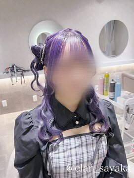 ヘア サロン クラン 東心斎橋店(hair salon clan) 立体リボンくるみちゃんヘア/心斎橋ヘアセット