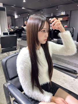 ザシェノンウメダ(THA CHAINON UMEDA) 心斎橋/着物ヘア/大人ガーリー/ダークアッシュ/似合わせカット