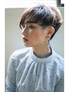 ホーミートウキョウ(HOMIE TOKYO) 似合わせカット/小顔/ダークアッシュ/大人ガーリー/ハイライト