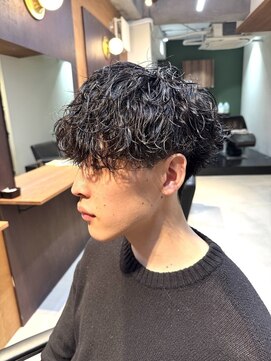 アトラクト バイ ラック 津田沼(Attract by LUCK) シャドウパーマ/津田沼/メンズパーマ/メンズ/ブリーチ